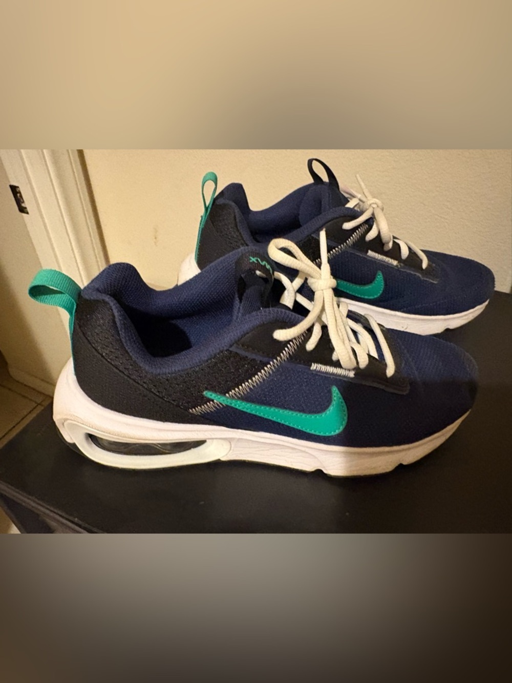 Nike Navy and Teal Athletic Sneakers